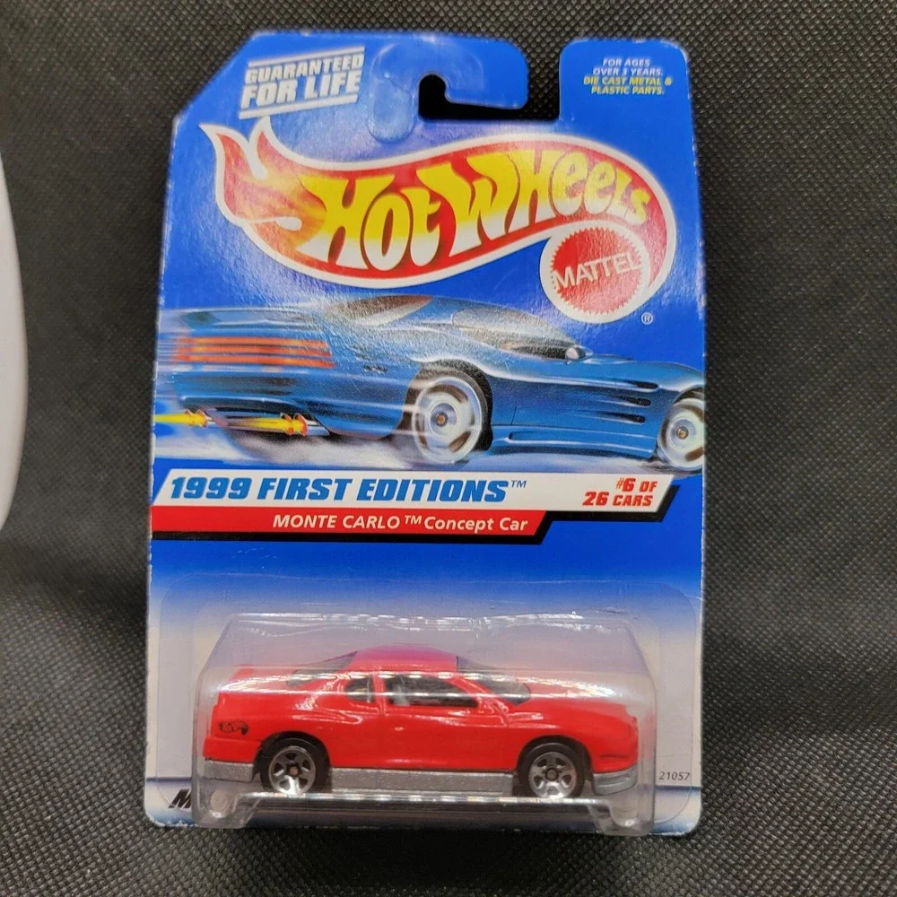 Hot Wheels 1999 First Editions Monte Carlo Concept in Red Collector #910